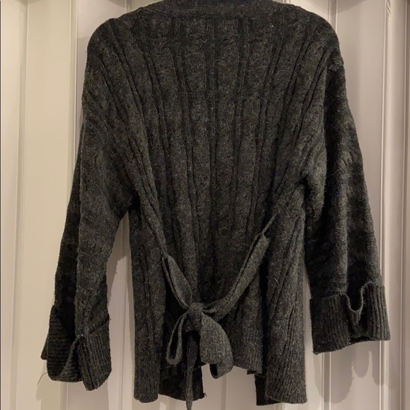 Wool Blend Wrap Cardigan - Picture 8 of 9